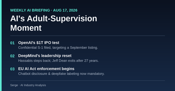 Weekly news: IPOs, Exits, and Enforcement All Land in the Same Week