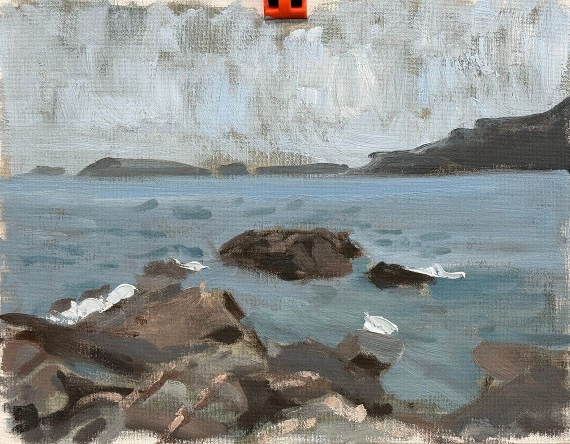 First Day of Painting Class