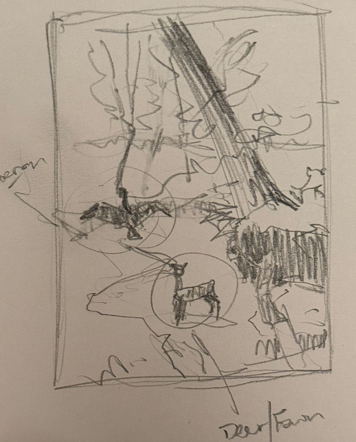 The Fawn and the Heron