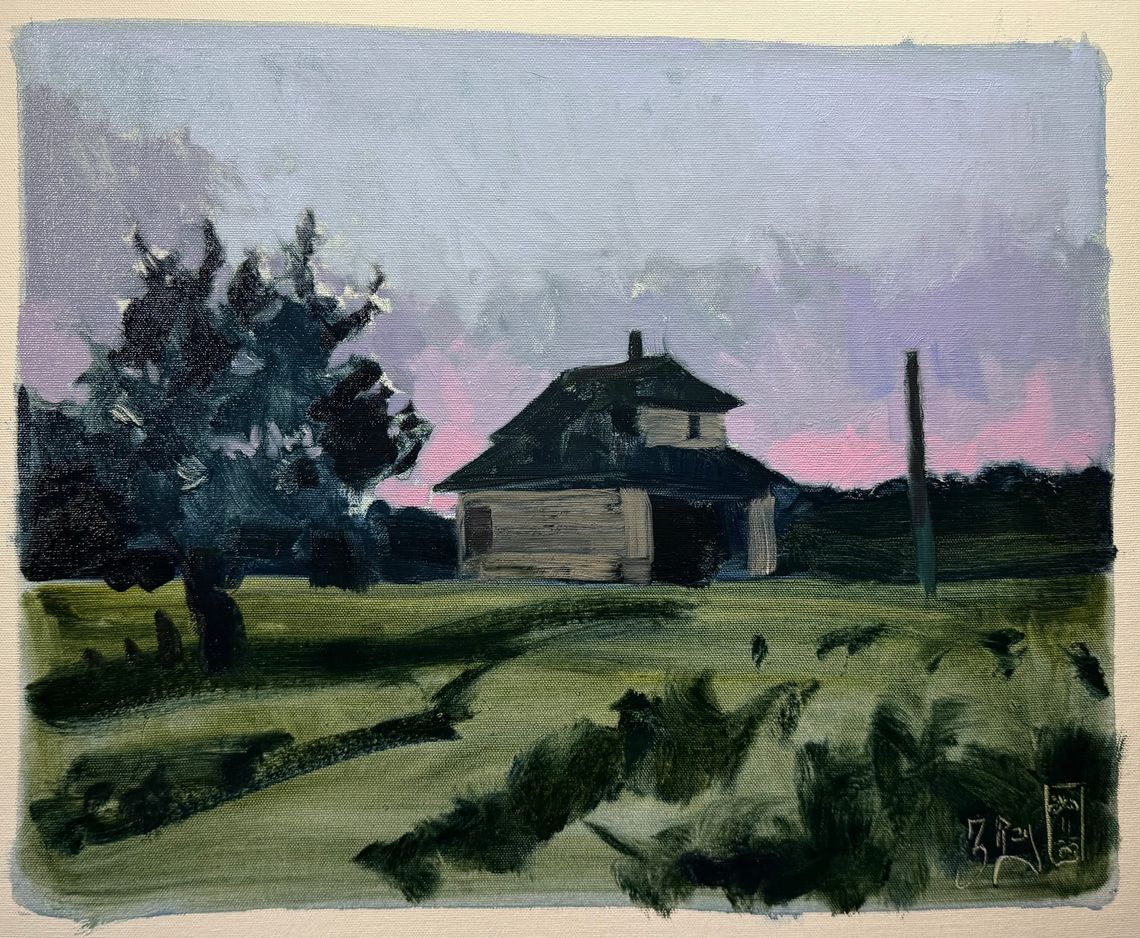 Old House Silhouette