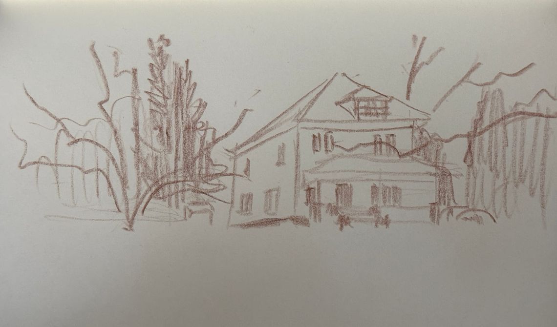 Yellow House Sketch