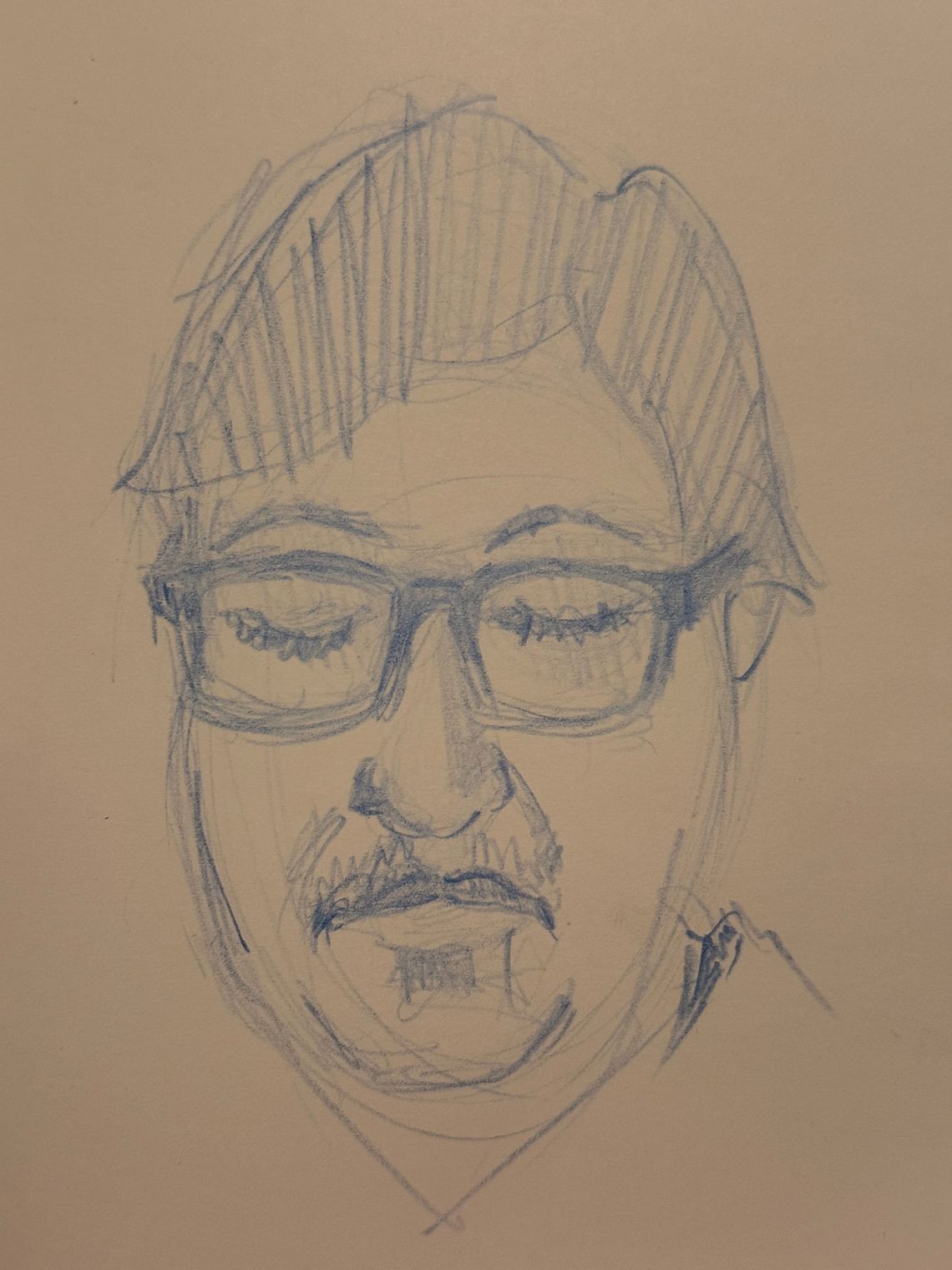 Game Night Portrait Sketch