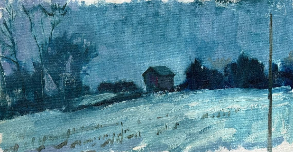 Twilight Barn