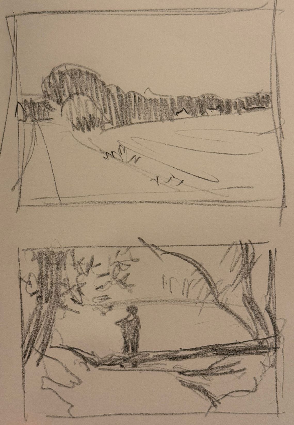 A Few Quick Composition Sketches