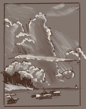 Clouds over Grand Mere