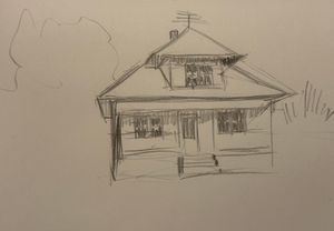 Sketch of Grandfather's House