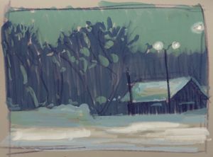 Parking Lot Nocturne