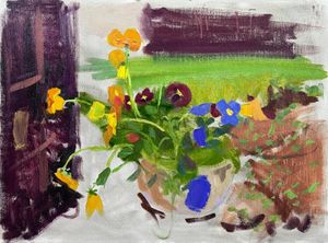 Pansy Painting