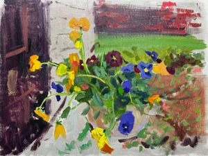 Pansies Background