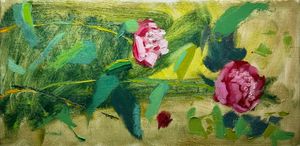 Peonies Oil Sketch