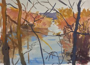 Winter Light on the River