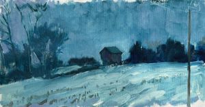Twilight Barn