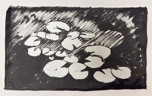 Lily Pad Ink Sketch