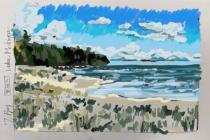 A Cool Little Sketch of the Lake