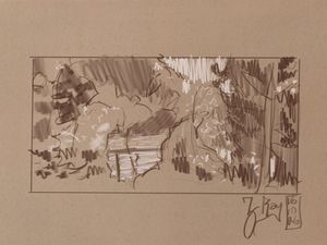 A House Between the Trees