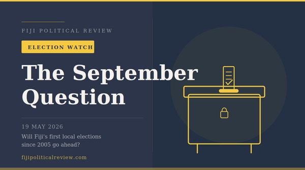 Election Watch: The September Question
