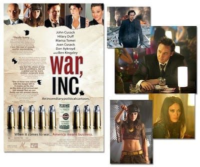 John Cusack, War Inc and naked cycling in London