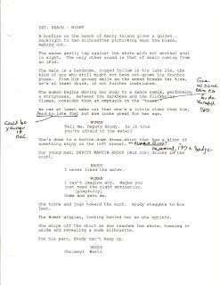 Jaws 2012–3D story notes