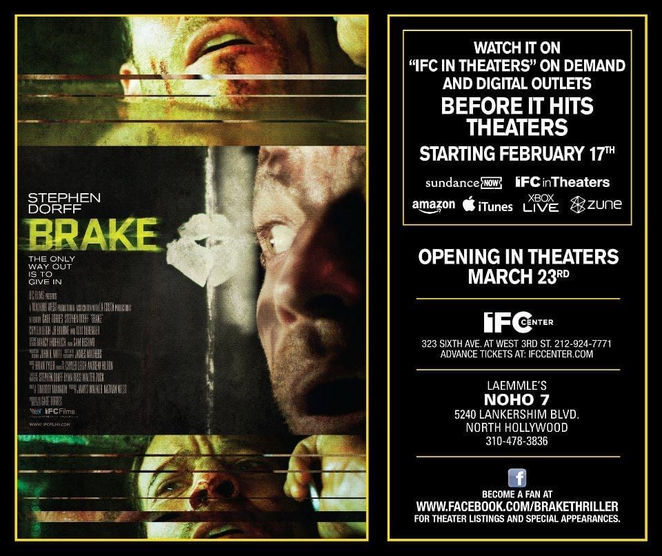 Movie Trailer: “Brake”
