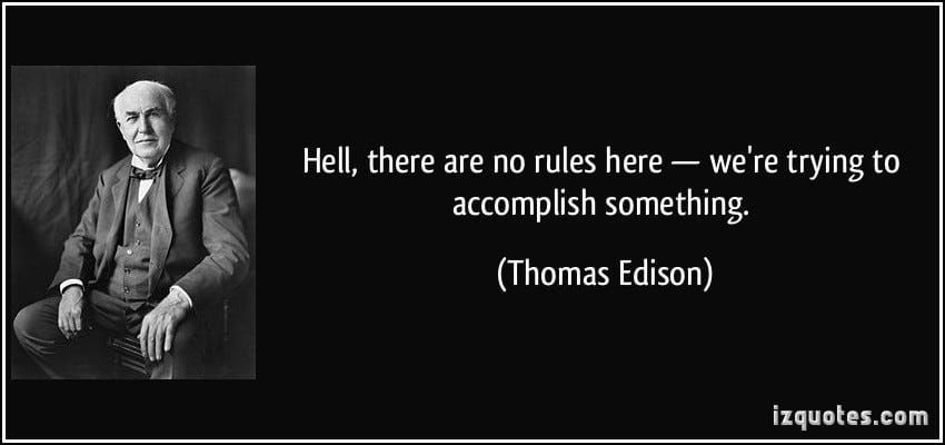 30 Things About Screenwriting: There are no screenwriting rules