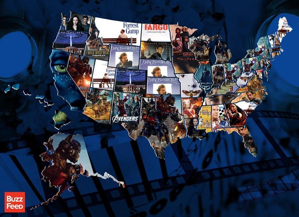 The Highest Grossing Movies Filmed in Each State