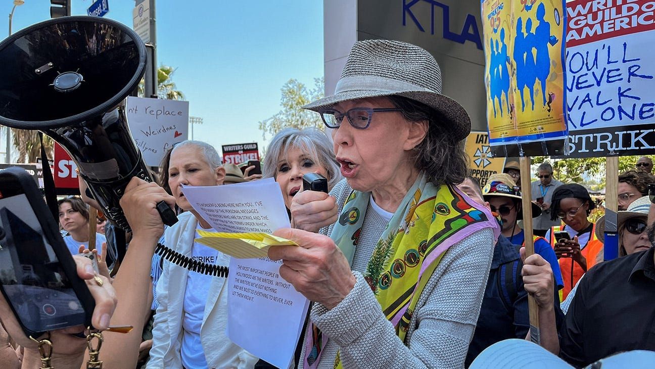 Writers’ Unexpected Solace During the Strike: Themed Pickets