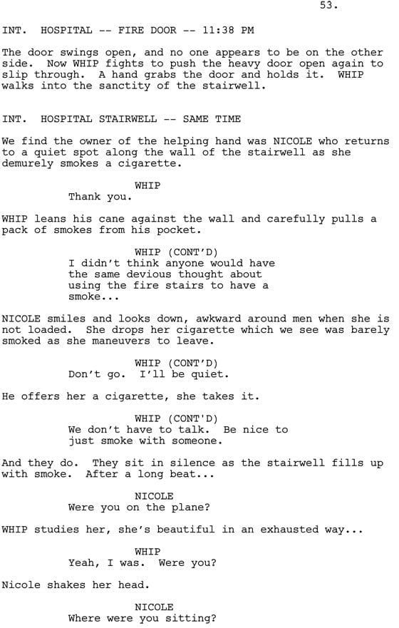 The Toughest Scene I Wrote: Screenwriter John Gatins on “Flight”