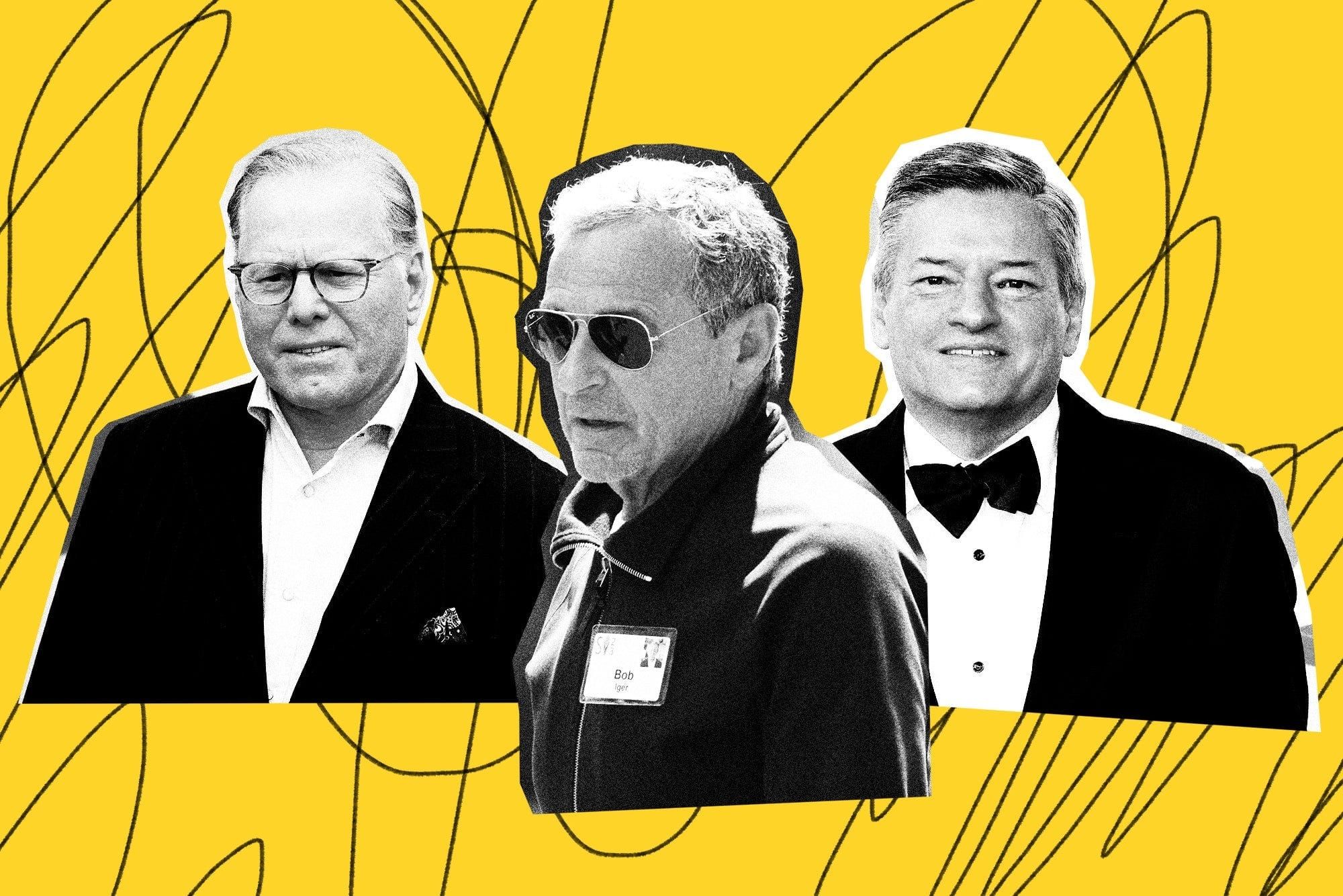 Bob Iger, Ted Sarandos, and David Zaslav’s Bad-PR Summer