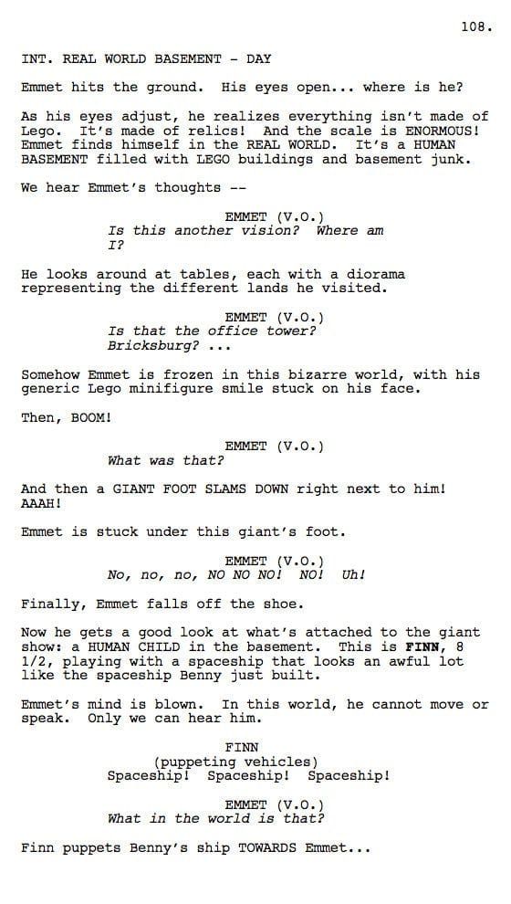 The Toughest Scene I Wrote: “The LEGO Movie”