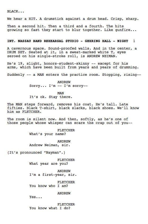 The Toughest Scene I Wrote: “Whiplash”