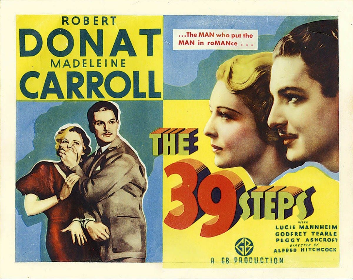 Classic 30s Movie: “The 39 Steps”