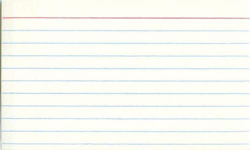 Zero Draft Thirty: Story Prep Fun With Index Cards!