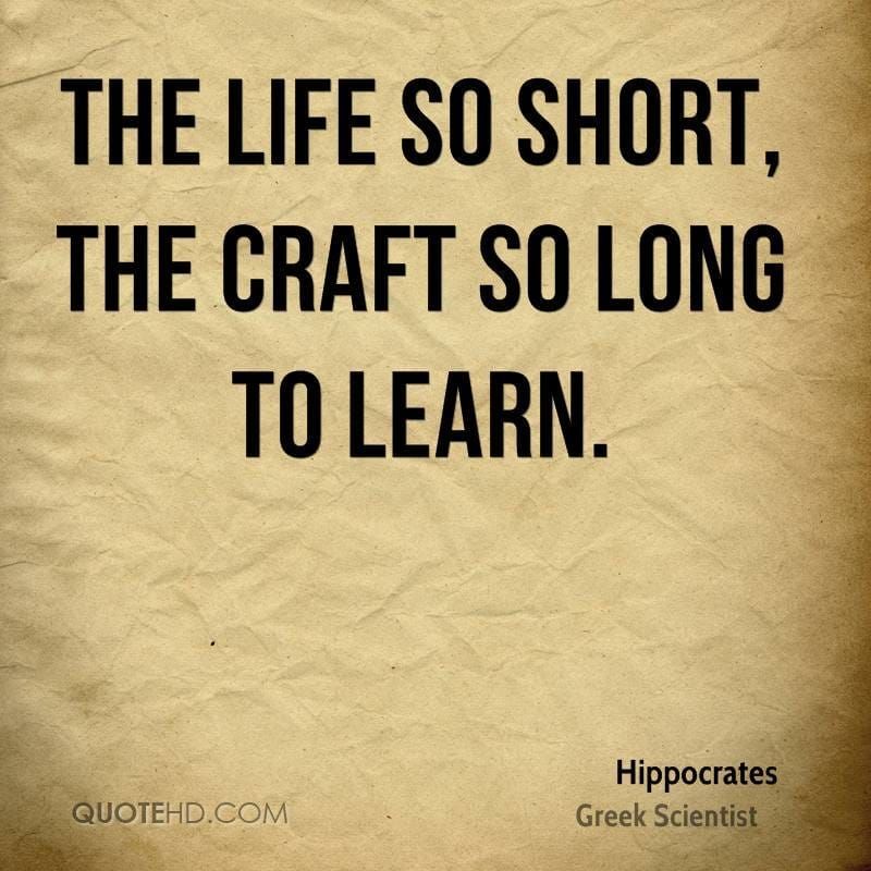 Learn the craft