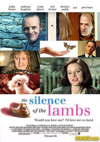 “The Silence of the Lambs”: Rom-Com Poster