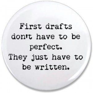 Writing a First Draft: Enjoy the Process???