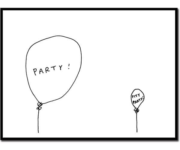 Daily Dialogue theme for next week: Pity party