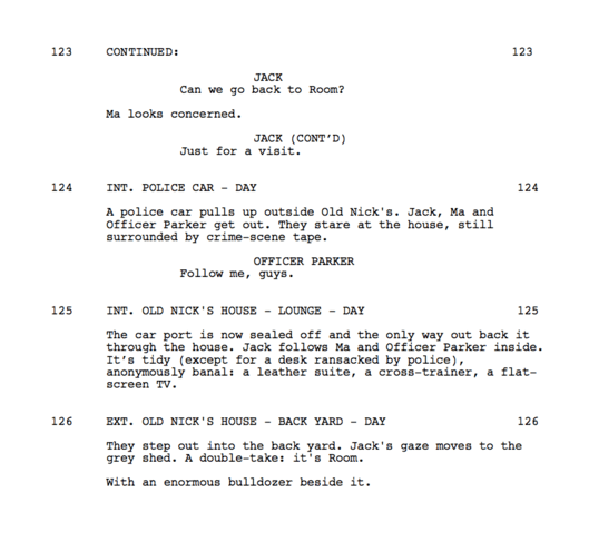 The Toughest Scene I Wrote: “Room”