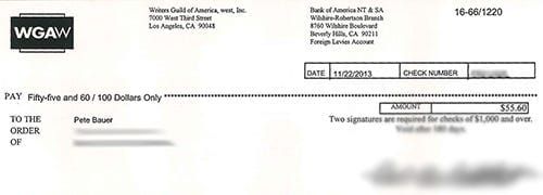 Reader Question: What’s the scoop on writer’s residuals?
