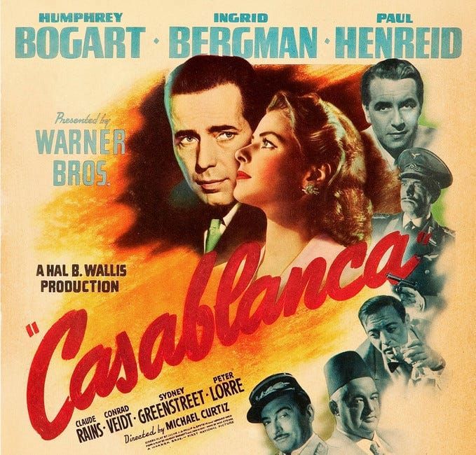 30 Days of Screenplays, Day 15: “Casablanca”