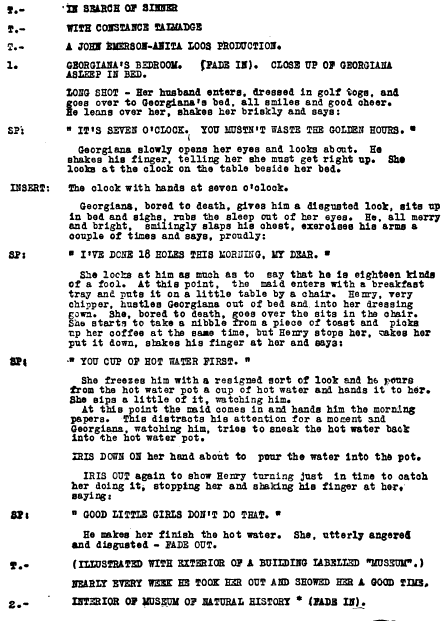So-Called Screenwriting ‘Rules’: Part 1
