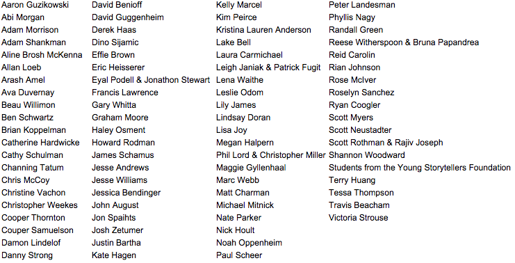 The 2015 Black List arrives tomorrow!