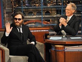 More weirdness by actors on Letterman