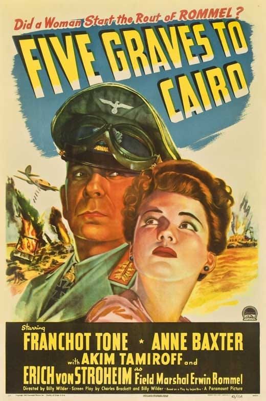 Classic 40’s Movie: “Five Graves to Cairo”