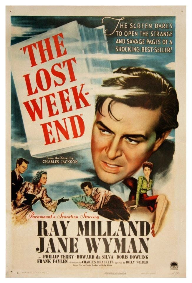 Classic 40s Movie: “The Lost Weekend”