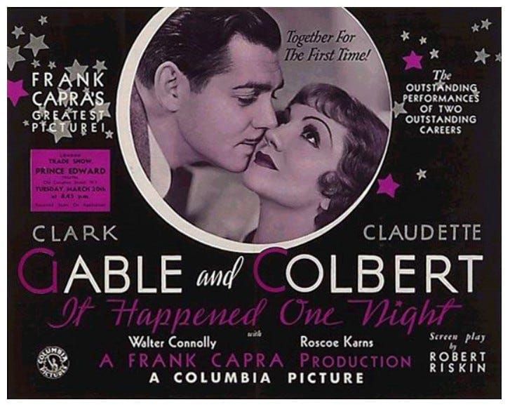 Classic 30s Movie: “It Happened One Night”