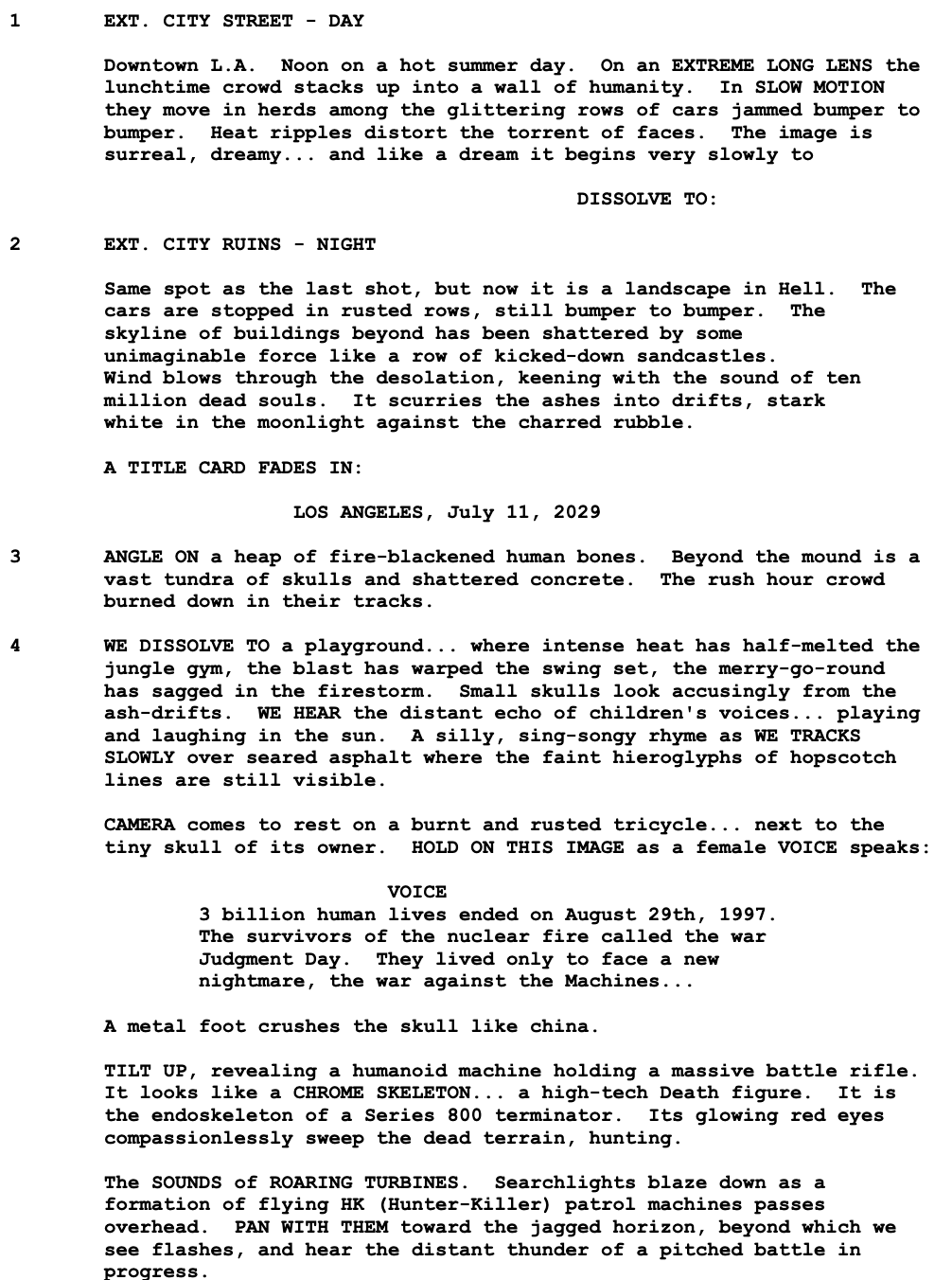 Page One: “Terminator 2: Judgment Day” (1991)