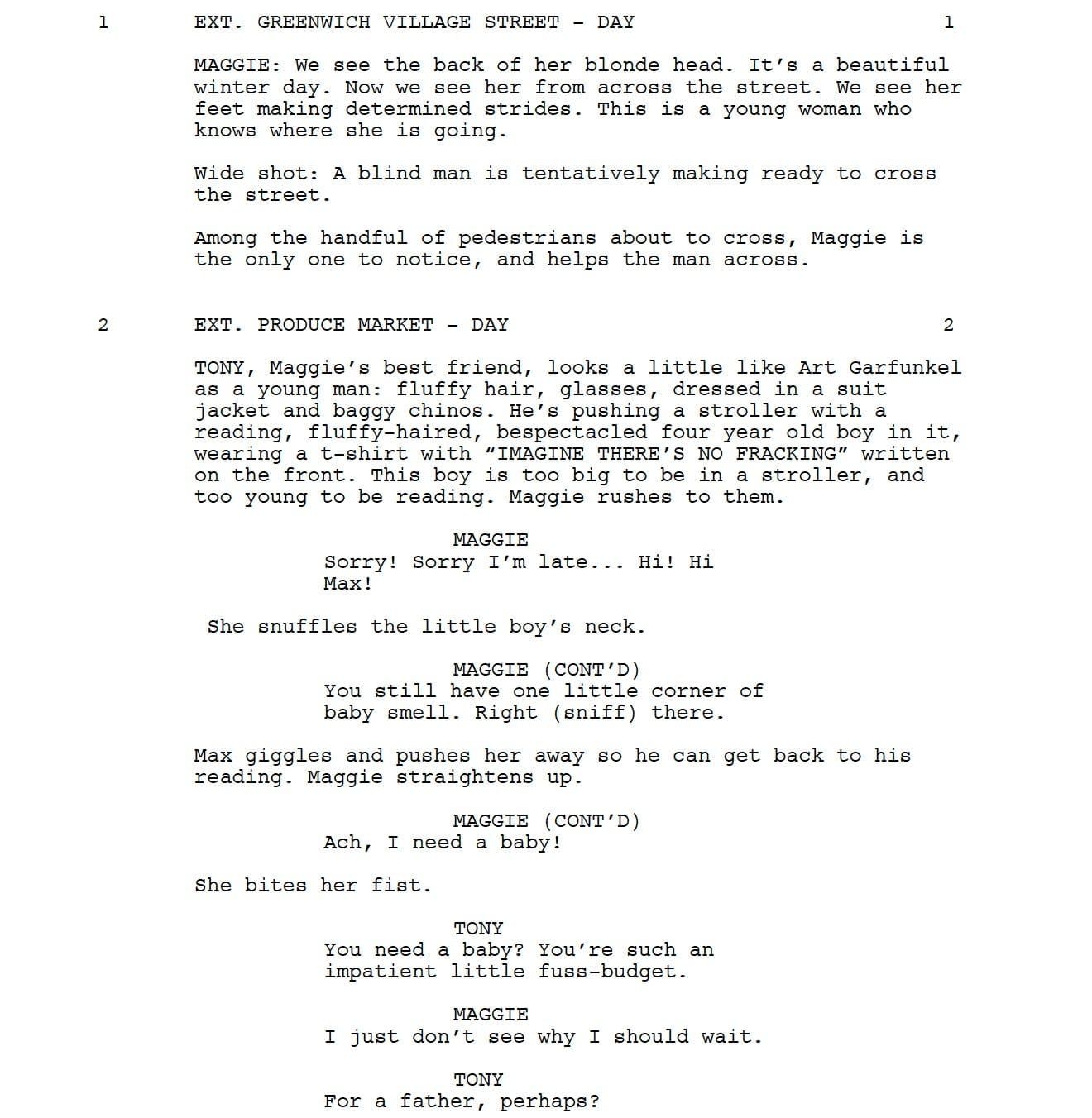 Page One: “Maggie’s Plan” (2015)