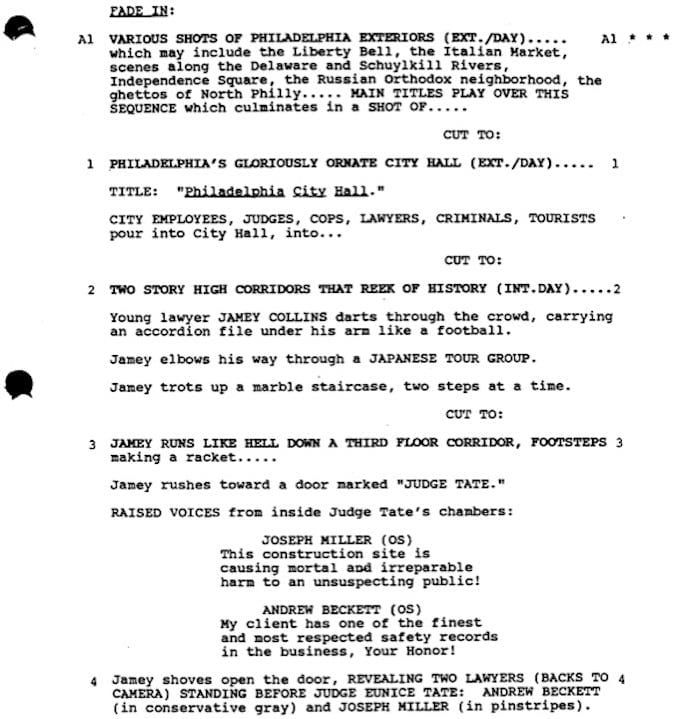 Page One: “Philadelphia” (1993)