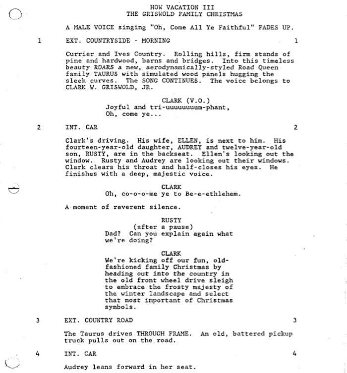 Page One: “National Lampoon’s Christmas Vacation” (1989)