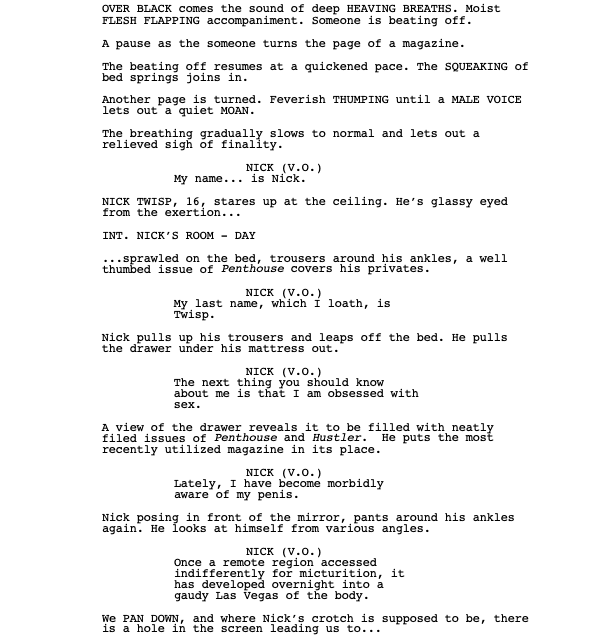Page One: “Youth in Revolt” (2009)